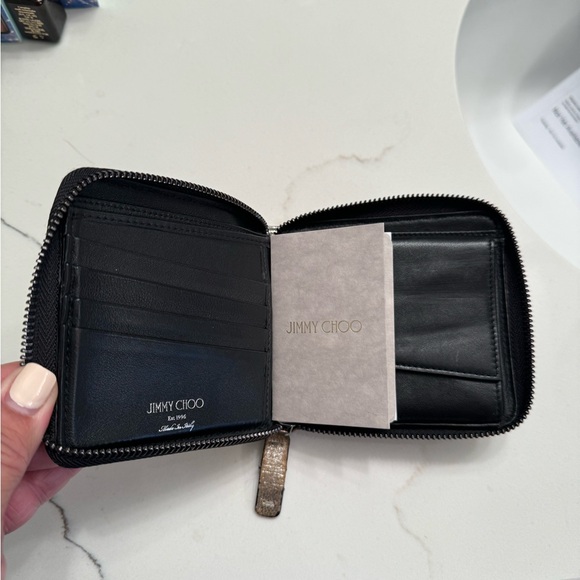 ❤️Jimmy Choo Metallic Star Studded Wallet - Picture 2 of 8